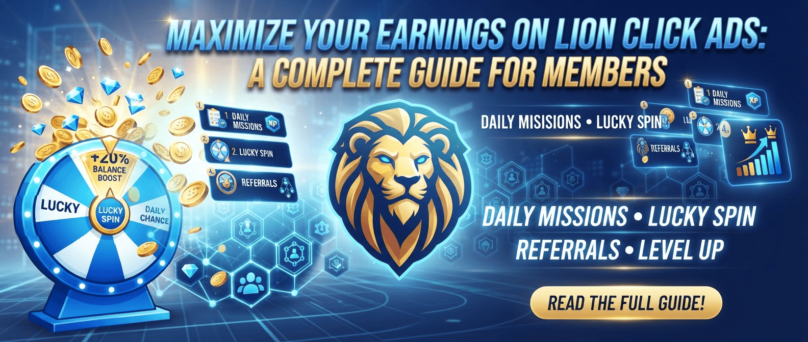 How to Maximize Your Earnings on Lion Click Ads: A Complete Guide for Members